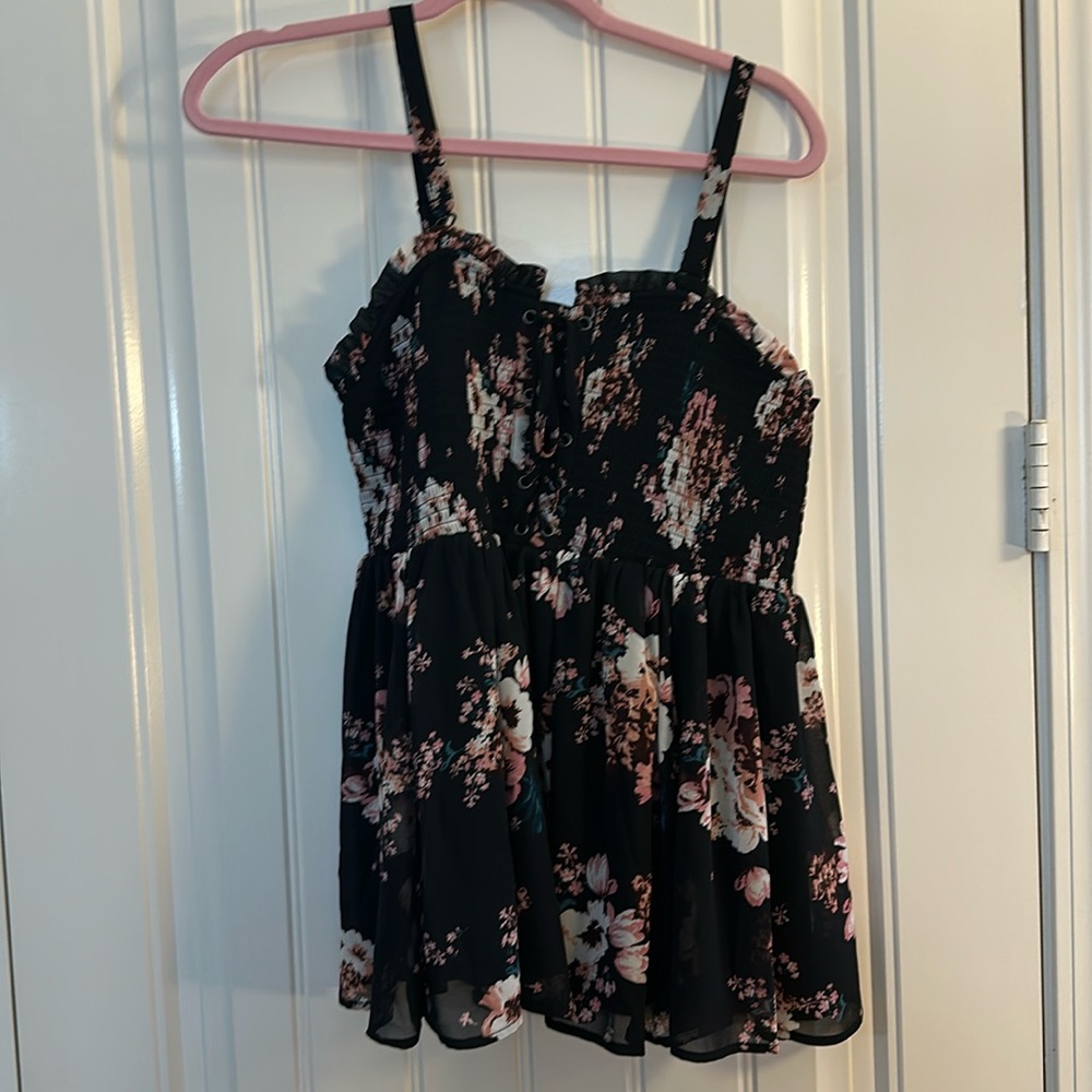 NWT torrid chiffon smock top Sz 0